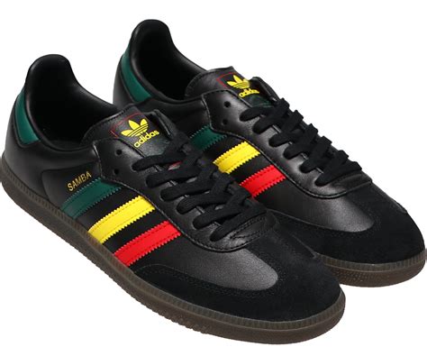 adidas sneakers collectors item zwart lak rasta|Adidas samba and rasta.